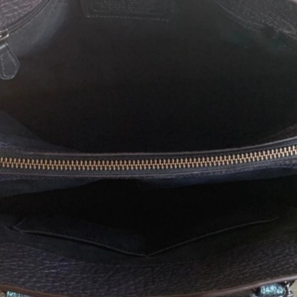 RARE!!! 🦄LARGE🦄 COACH MERCER 30 HOLOGRAM OIL-SLICK MERMAID SATCHEL - Picture 11 of 14
